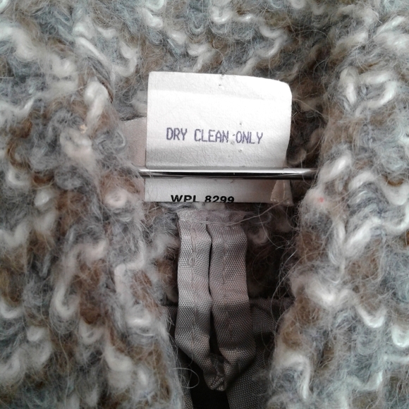 Mj Seattle vintage beige open front mohair coat - Picture 11 of 14